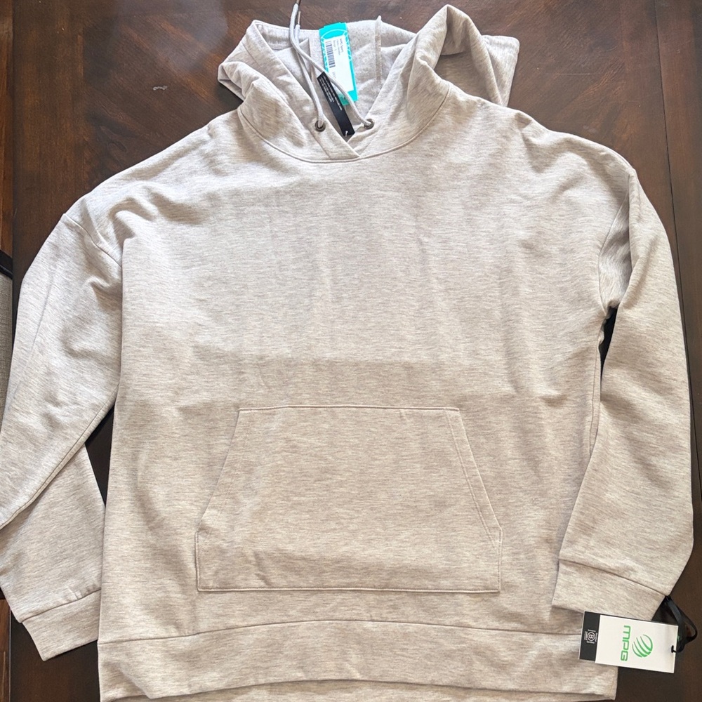 MPG Light Gray Pullover Hoodie
